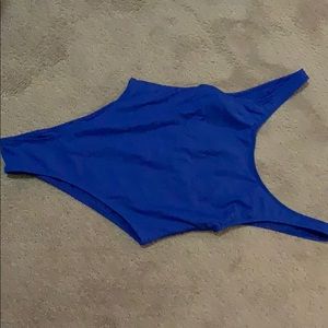 New blue full bathing suit